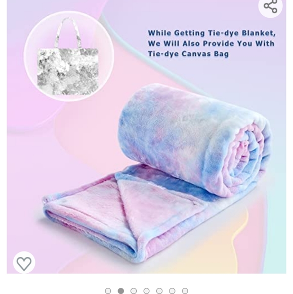 Brand new Tye-Dye blanket & Tote bag - Picture 3 of 4